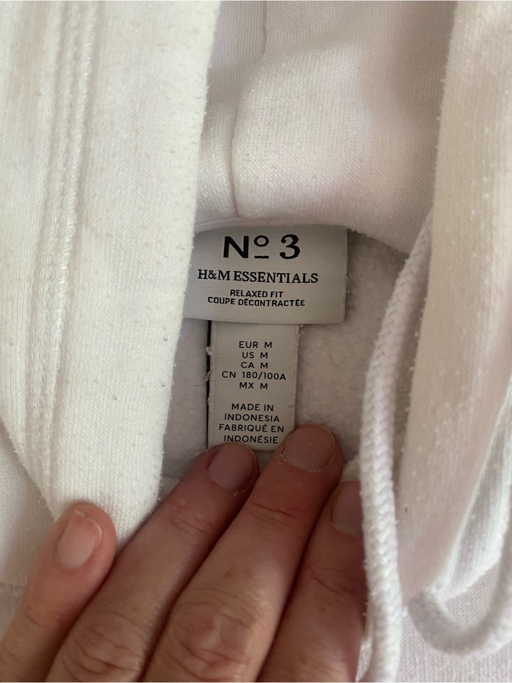 Home Essentials Men's Crewneck Sweater in White